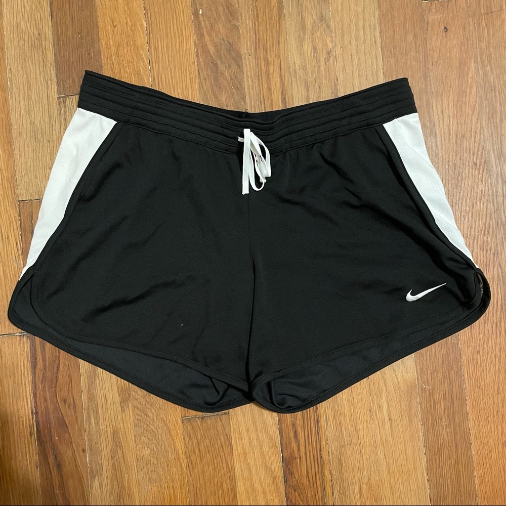 Women’s Nike Black & White Shorts